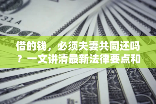 武汉借的钱，必须夫妻共同还吗？一文讲清最新法律要点和避坑指南